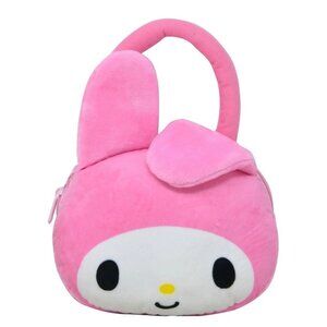Hello Kitty and Friends My Melody 7" Inch Head Shaped Plush Handbag Purse NEW
